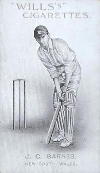 1911-12 Wills's Australian and English Cricketers #27 John Barnes Front