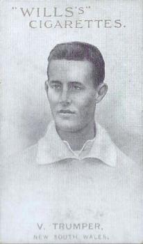 1911-12 Wills's Australian and English Cricketers #6 Victor Trumper Front