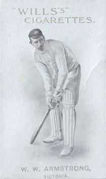1911-12 Wills's Australian and English Cricketers #22 Warwick Armstrong Front