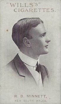 1911-12 Wills's Australian and English Cricketers #45 Rupert Minnett Front