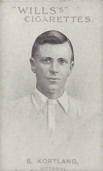 1911-12 Wills's Australian and English Cricketers #4 Bert Kortlang Front