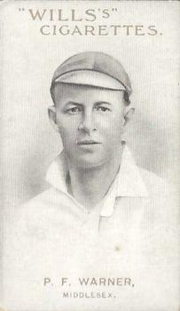 1911-12 Wills's Australian and English Cricketers #44 Pelham Warner Front