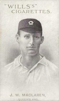 1911-12 Wills's Australian and English Cricketers #7 John McLaren Front