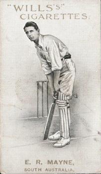 1911-12 Wills's Australian and English Cricketers #23 Edgar Mayne Front