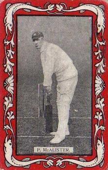 1909 Wills's Australian and English Cricketers #NNO Peter McAlister Front