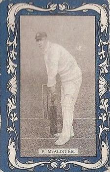 1909 Wills's Australian and English Cricketers #NNO Peter McAlister Front