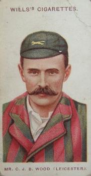 1908 WILLS's Cigarettes; Cricketers #9 Cecil Wood Front