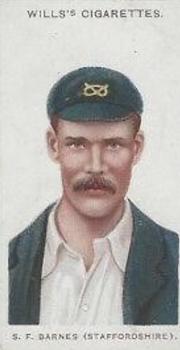 1908 WILLS's Cigarettes; Cricketers #38 Sydney Barnes Front