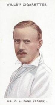 1908 WILLS's Cigarettes; Cricketers #41 Fred Fane Front
