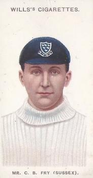 1908 WILLS's Cigarettes; Cricketers #48 Charles Fry Front