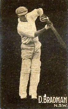 1930 Australian Licorice Australian Cricketers #NNO Don Bradman Front