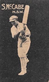 1930 Australian Licorice Australian Cricketers #NNO Stan McCabe Front