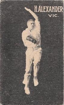 1930 Australian Licorice Australian Cricketers #NNO Harry Alexander Front