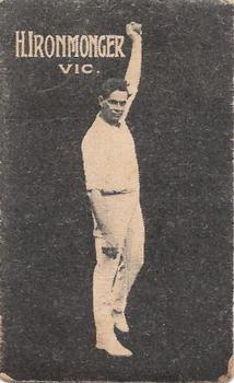 1930 Australian Licorice Australian Cricketers #NNO Bert Ironmonger Front