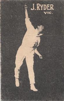 1930 Australian Licorice Australian Cricketers #NNO Jack Ryder Front