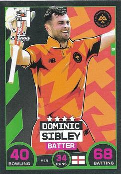2021 Topps Cricket Attax The Hundred #6 Dominic Sibley Front
