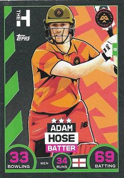2021 Topps Cricket Attax The Hundred #8 Adam Hose Front