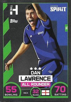 2021 Topps Cricket Attax The Hundred #31 Dan Lawrence Front