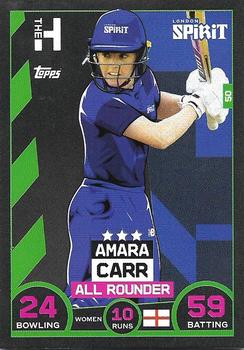 2021 Topps Cricket Attax The Hundred #50 Amara Carr Front