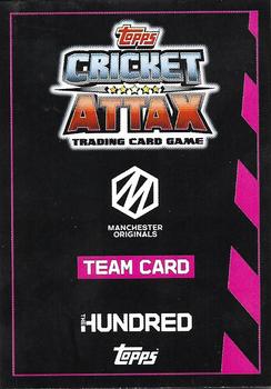 2021 Topps Cricket Attax The Hundred #57 Team Badge Back
