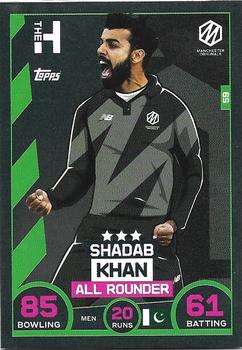 2021 Topps Cricket Attax The Hundred #59 Shadab Khan Front