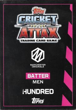 2021 Topps Cricket Attax The Hundred #65 Wayne Madsen Back