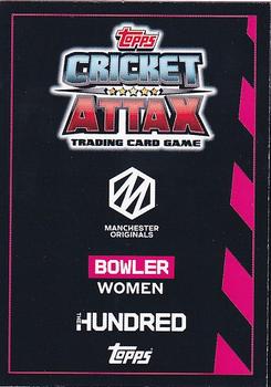 2021 Topps Cricket Attax The Hundred #81 Sophie Ecclestone Back