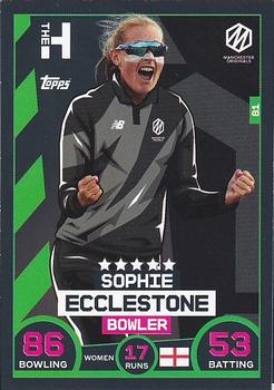 2021 Topps Cricket Attax The Hundred #81 Sophie Ecclestone Front