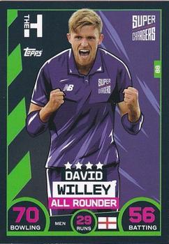 2021 Topps Cricket Attax The Hundred #88 David Willey Front