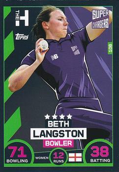 2021 Topps Cricket Attax The Hundred #108 Beth Langston Front