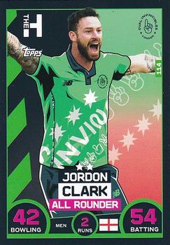 2021 Topps Cricket Attax The Hundred #114 Jordan Clark Front