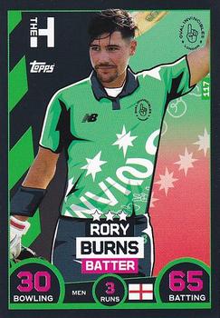 2021 Topps Cricket Attax The Hundred #117 Rory Burns Front