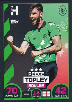 2021 Topps Cricket Attax The Hundred #125 Reece Topley Front