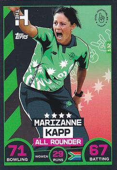 2021 Topps Cricket Attax The Hundred #132 Marizanne Kapp Front