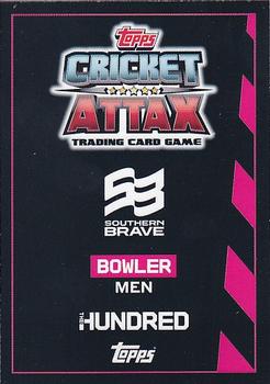 2021 Topps Cricket Attax The Hundred #151 George Garton Back