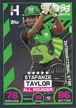 2021 Topps Cricket Attax The Hundred #167 Stafanie Taylor Front