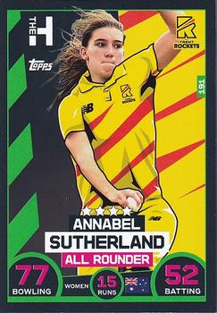 2021 Topps Cricket Attax The Hundred #191 Annabel Sutherland Front