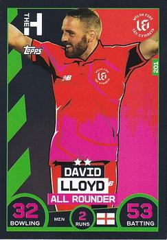 2021 Topps Cricket Attax The Hundred #201 David Lloyd Front