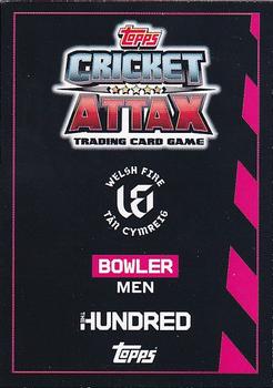 2021 Topps Cricket Attax The Hundred #207 Jake Ball Back