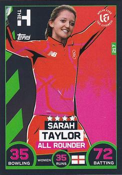 2021 Topps Cricket Attax The Hundred #217 Sarah Taylor Front