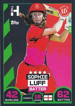 2021 Topps Cricket Attax The Hundred #218 Sophie Luff Front