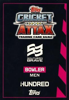 2021 Topps Cricket Attax The Hundred - Limited Edition #NNO Jofra Archer Back