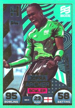 2021 Topps Cricket Attax The Hundred - Limited Edition #NNO Jofra Archer Front