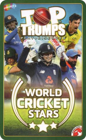 2018 Top Trumps World Cricket Stars #NNO Title Card Front