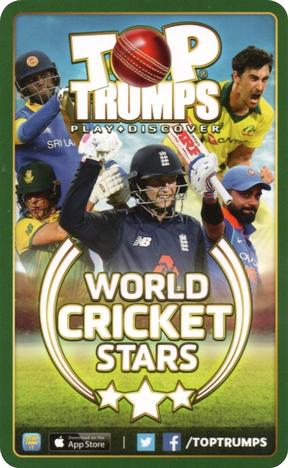2018 Top Trumps World Cricket Stars #NNO Angelo Mathews Back