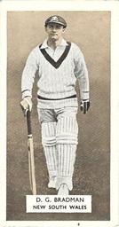 1934 Carreras A Series Of 50 Cricketers #2 Don Bradman Front