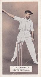 1934 Carreras A Series Of 50 Cricketers #7 Clarrie Grimmett Front