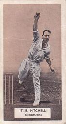 1934 Carreras A Series Of 50 Cricketers #10 Tom Mitchell Front
