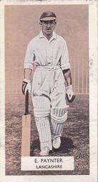 1934 Carreras A Series Of 50 Cricketers #15 Eddie Paynter Front