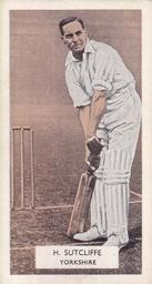 1934 Carreras A Series Of 50 Cricketers #20 Herbert Sutcliffe Front